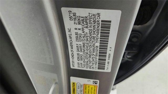 Photo of 2019 Silver Honda Accord