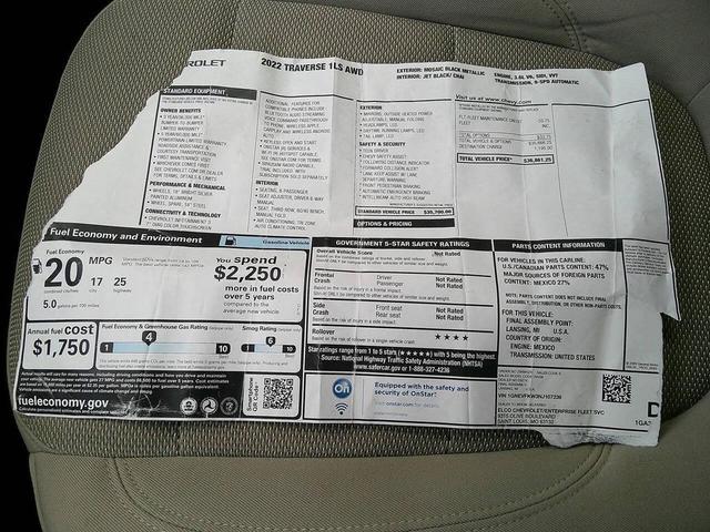 Photo of 2022 Mosaic Black Metallic Chevrolet Traverse