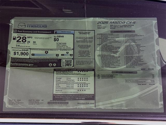 Photo of 2025 Polymetal Gray Metallic Mazda CX-5