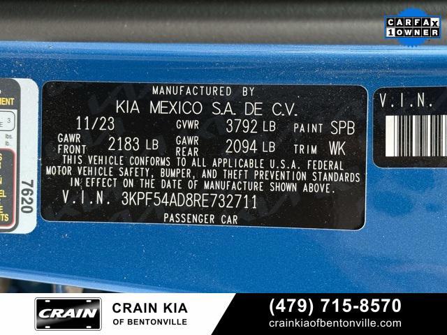 Photo of 2024 Sporty Blue Kia Forte