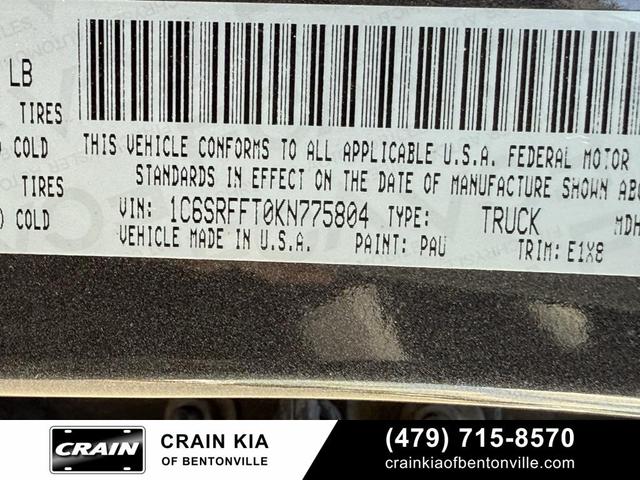 Photo of 2019 Granite Crystal Metallic Clearcoat RAM 1500
