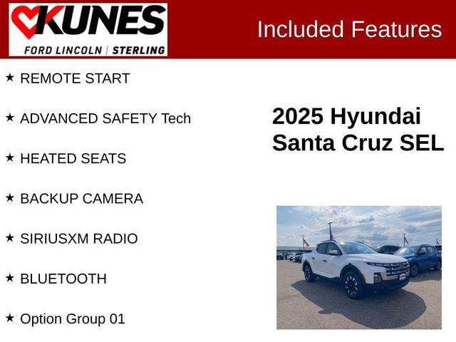 Photo of 2025 Atlas White Hyundai SANTA CRUZ