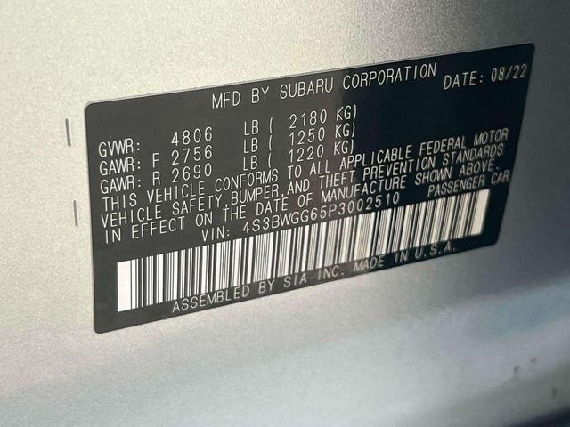 Photo of 2023 Ice Silver Metallic Subaru Legacy