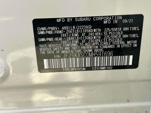 Photo of 2021 Crystal White Pearl Subaru Forester