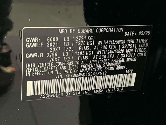 Photo of 2025 Crystal Black Silica Subaru Ascent