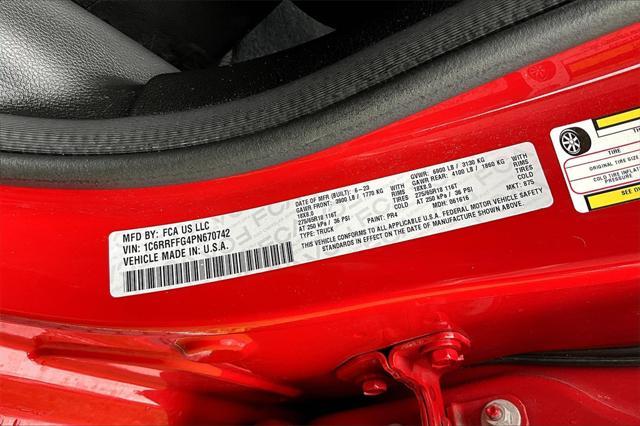 Photo of 2023 Flame Red Clearcoat RAM 1500