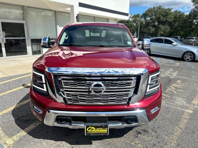 Photo of 2021 Cardinal Red Metallic Nissan Titan
