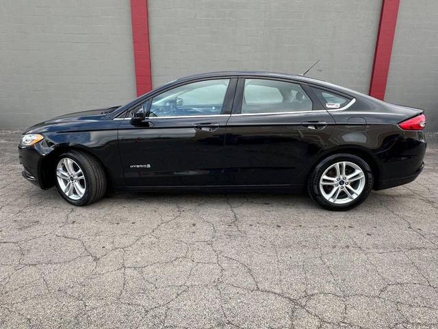Photo of 2018 Black Ford Fusion Hybrid