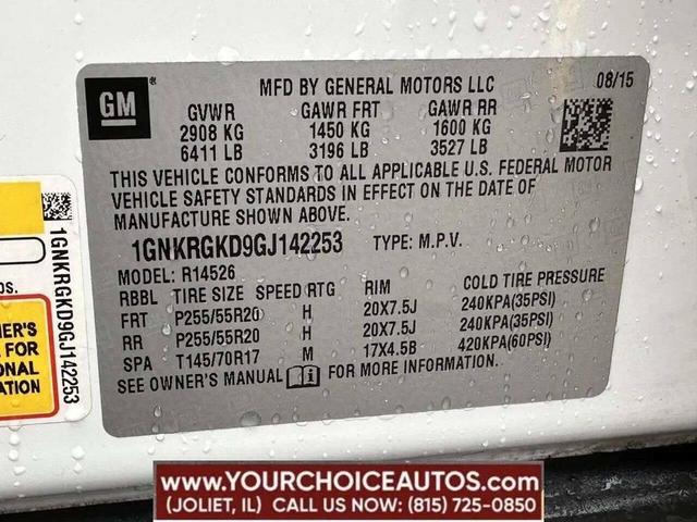 Photo of 2016 White Chevrolet Traverse