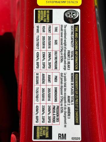Photo of 2021 Red Toyota Corolla