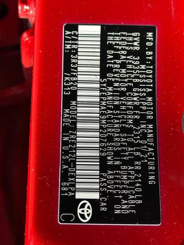Photo of 2021 Red Toyota Corolla