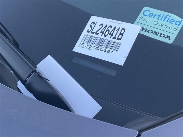 Photo of 2021 Modern Steel Metallic Honda Ridgeline