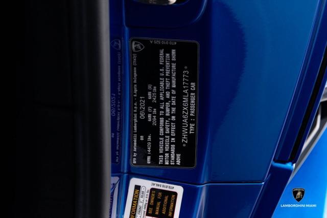 Photo of 2021 Blu Nethuns Metallic Lamborghini Huracan STO
