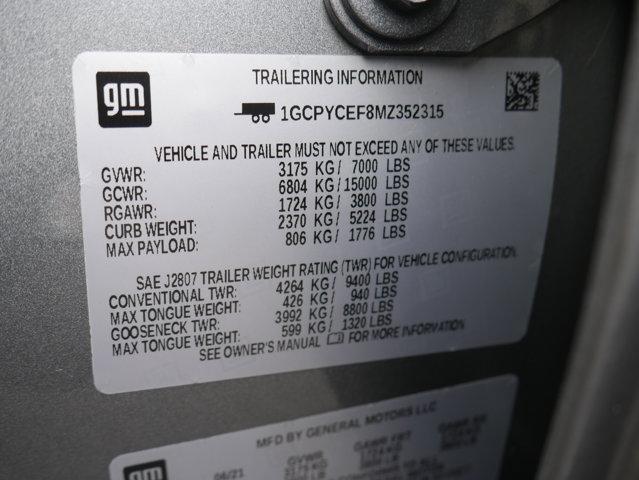 Photo of 2021 Satin Steel Metallic Chevrolet Silverado 1500