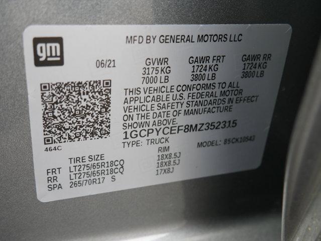 Photo of 2021 Satin Steel Metallic Chevrolet Silverado 1500