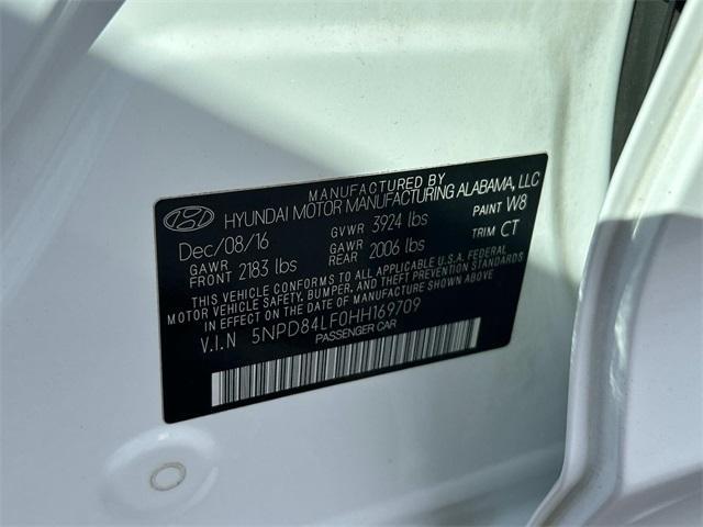 Photo of 2017 Quartz White Pearl Hyundai ELANTRA