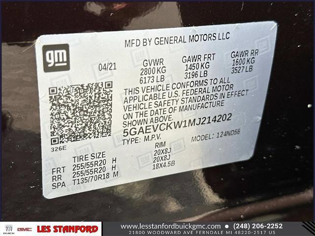 Photo of 2021 Rich Garnet Metallic Buick Enclave