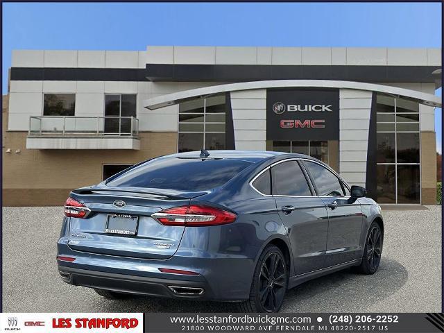 Photo of 2019 Blue Metallic Ford Fusion