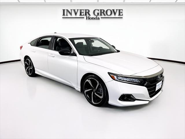Photo of 2021 White Honda Accord