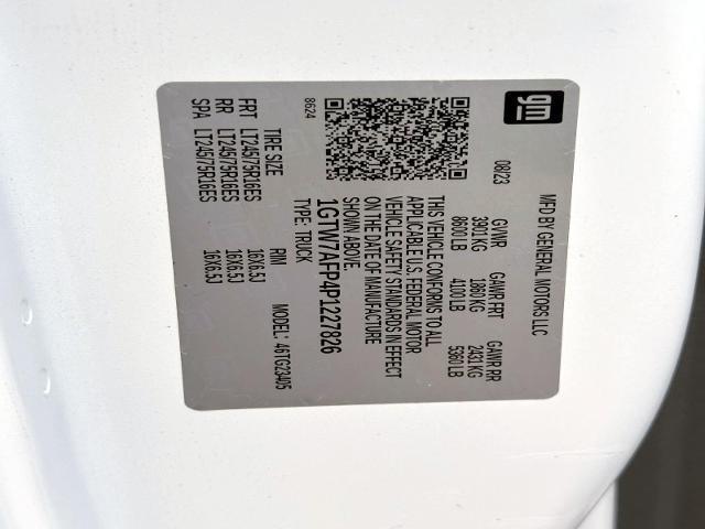 Photo of 2023 White GMC Savana 2500