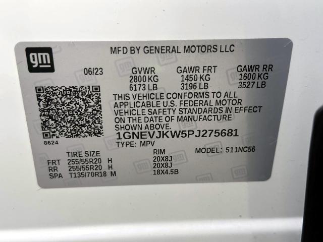 Photo of 2023 White Chevrolet Traverse