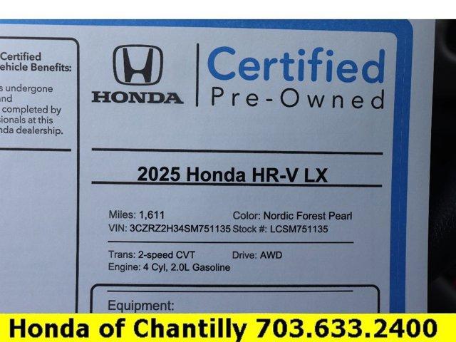 Photo of 2025 Nordic Forest Pearl Honda HR-V