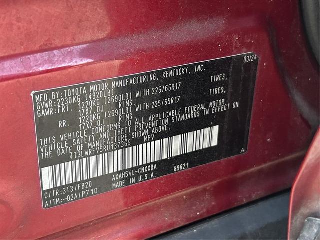 Photo of 2024 Ruby Flare Pearl Toyota RAV4 Hybrid