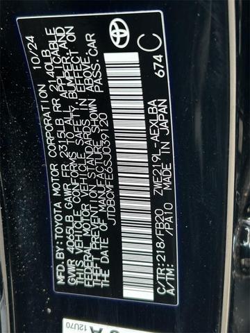 Photo of 2025 Midnight Black Metallic Toyota Corolla Hybrid