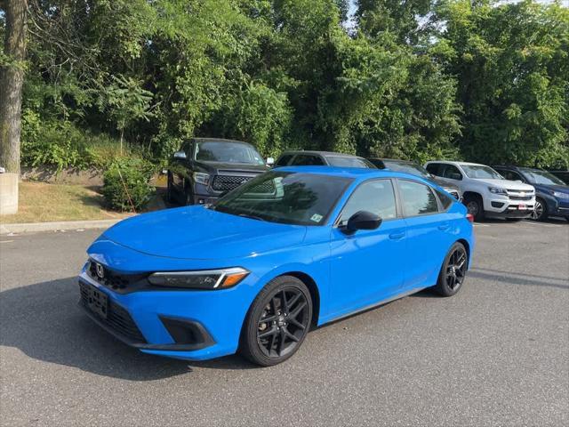 Photo of 2022 Boost Blue Pearl Honda Civic