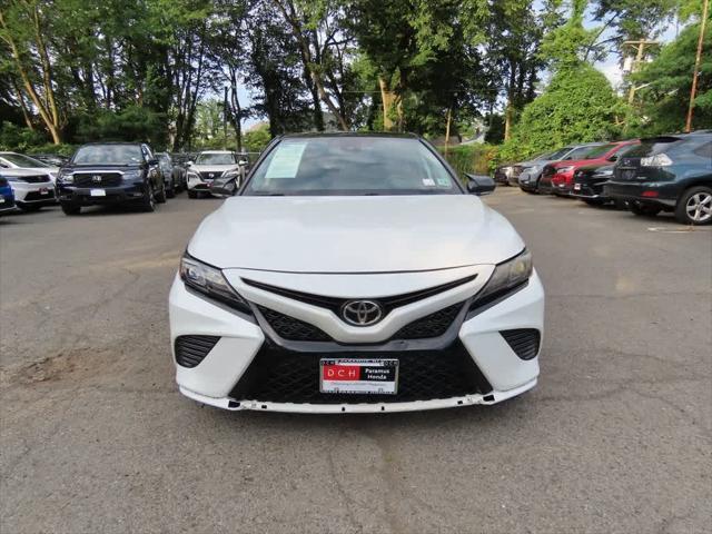 Photo of 2021 Wind Chill Pearl / Midnight Black Metallic Toyota Camry
