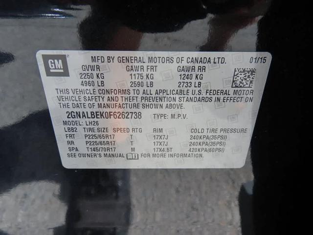 Photo of 2015 Black Granite Metallic Chevrolet Equinox