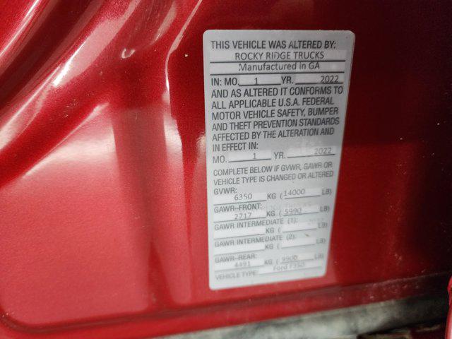Photo of 2022 Rapid Red Metallic Tinted Clearcoat Ford F-350