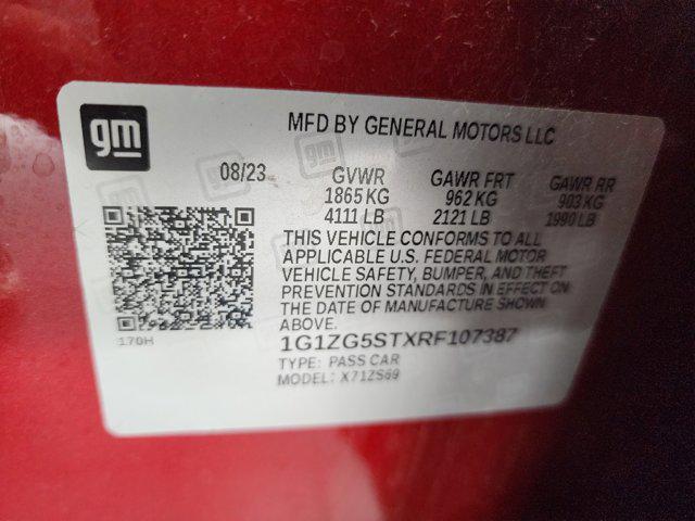 Photo of 2024 Radiant Red Tintcoat Chevrolet Malibu