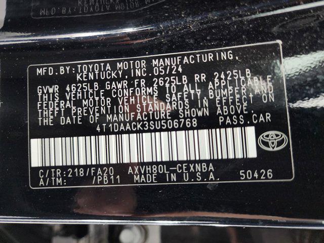 Photo of 2025 Midnight Black Metallic Toyota Camry