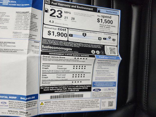 Photo of 2023 Oxford White Ford Edge