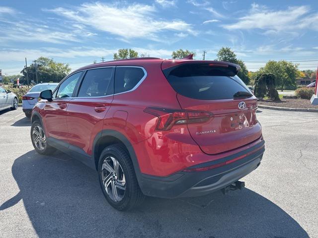 Photo of 2023 Calypso Red Hyundai SANTA FE