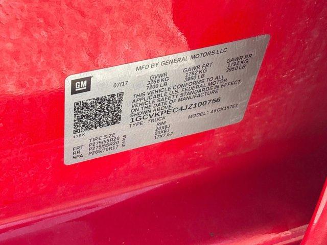 Photo of 2018 Red Chevrolet Silverado 1500