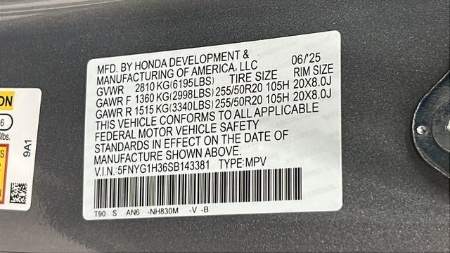 Photo of 2025 Nh-830m Honda Pilot