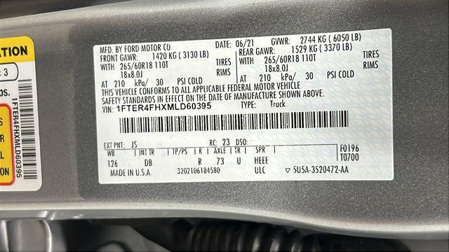 Photo of 2021 ICONIC SILVER Ford Ranger