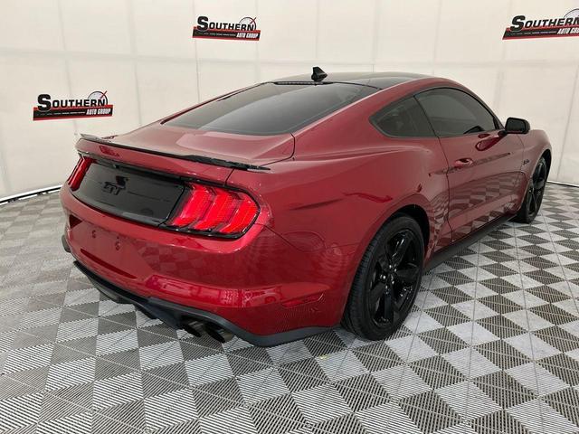 Photo of 2021 Rapid Red Metallic Tinted Clearcoat Ford Mustang