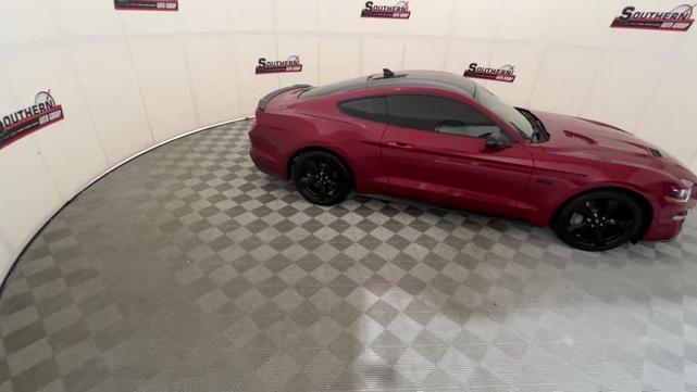 Photo of 2021 Rapid Red Metallic Tinted Clearcoat Ford Mustang