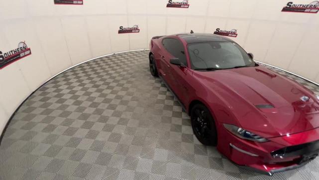 Photo of 2021 Rapid Red Metallic Tinted Clearcoat Ford Mustang