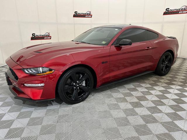 Photo of 2021 Rapid Red Metallic Tinted Clearcoat Ford Mustang