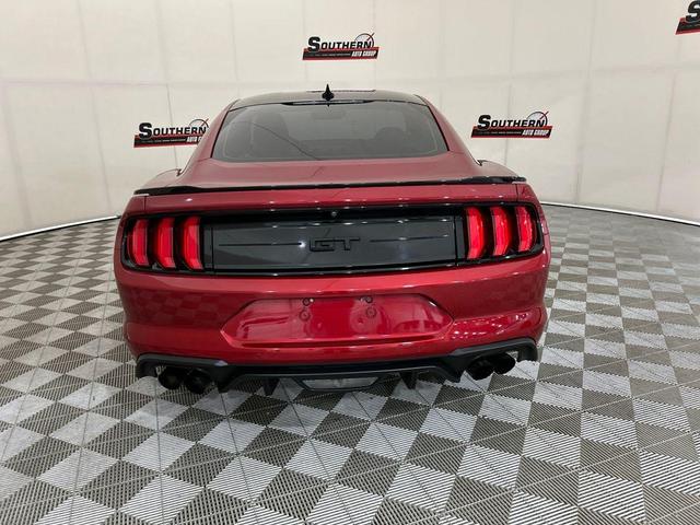 Photo of 2021 Rapid Red Metallic Tinted Clearcoat Ford Mustang