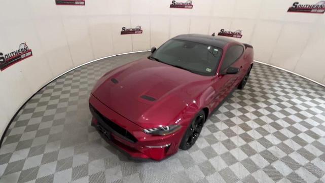 Photo of 2021 Rapid Red Metallic Tinted Clearcoat Ford Mustang