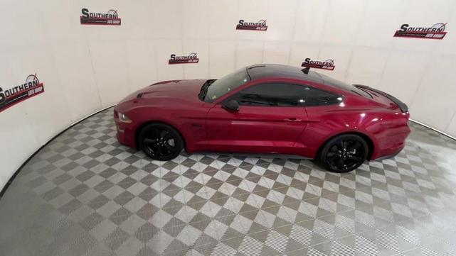 Photo of 2021 Rapid Red Metallic Tinted Clearcoat Ford Mustang