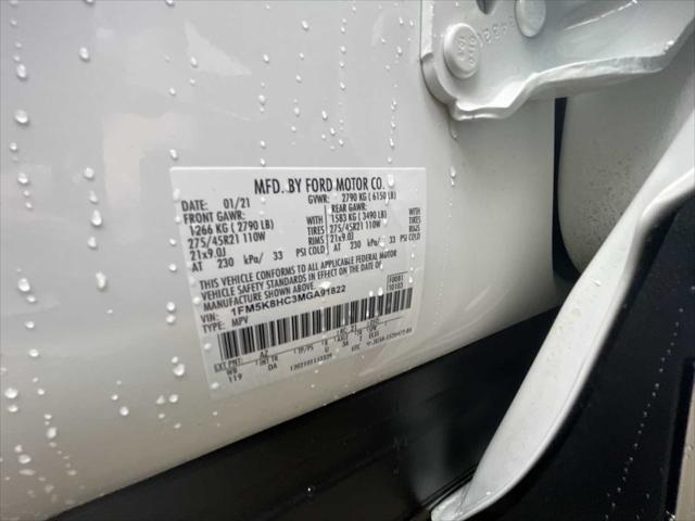 Photo of 2021 Star White Metallic Tri-Coat Ford Explorer