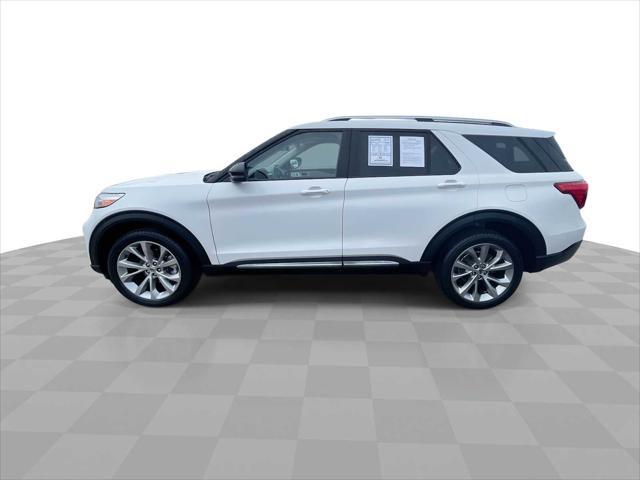 Photo of 2021 Star White Metallic Tri-Coat Ford Explorer