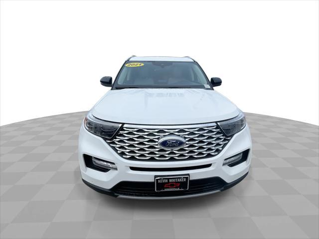 Photo of 2021 Star White Metallic Tri-Coat Ford Explorer