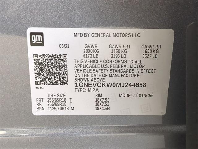 Photo of 2021 Satin Steel Metallic Chevrolet Traverse